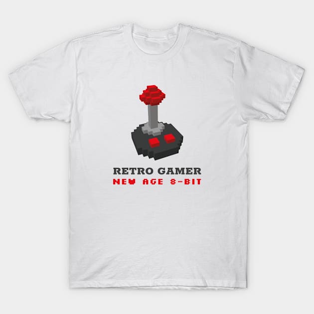 Retro Gamer - New Age 8-Bit T-Shirt by lildoodleTees